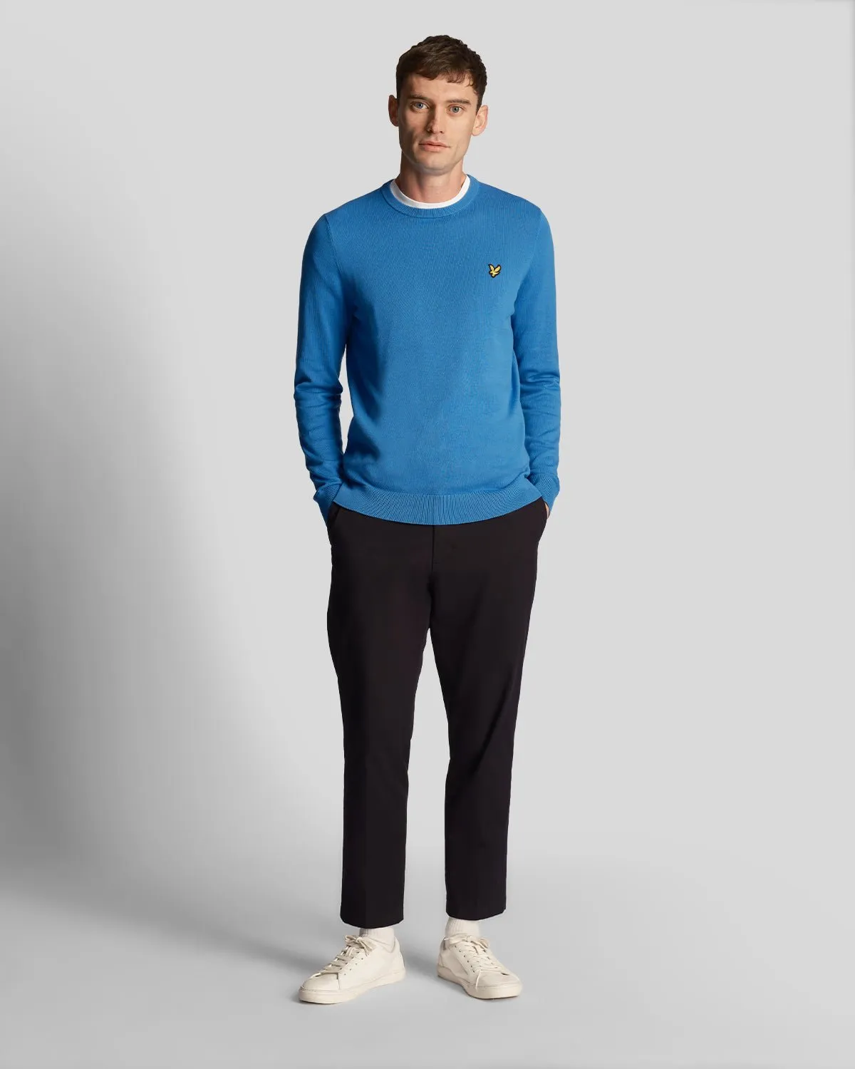 Cotton Crew Neck Jumper sold by Lyle & Scott product image thumbnail 2