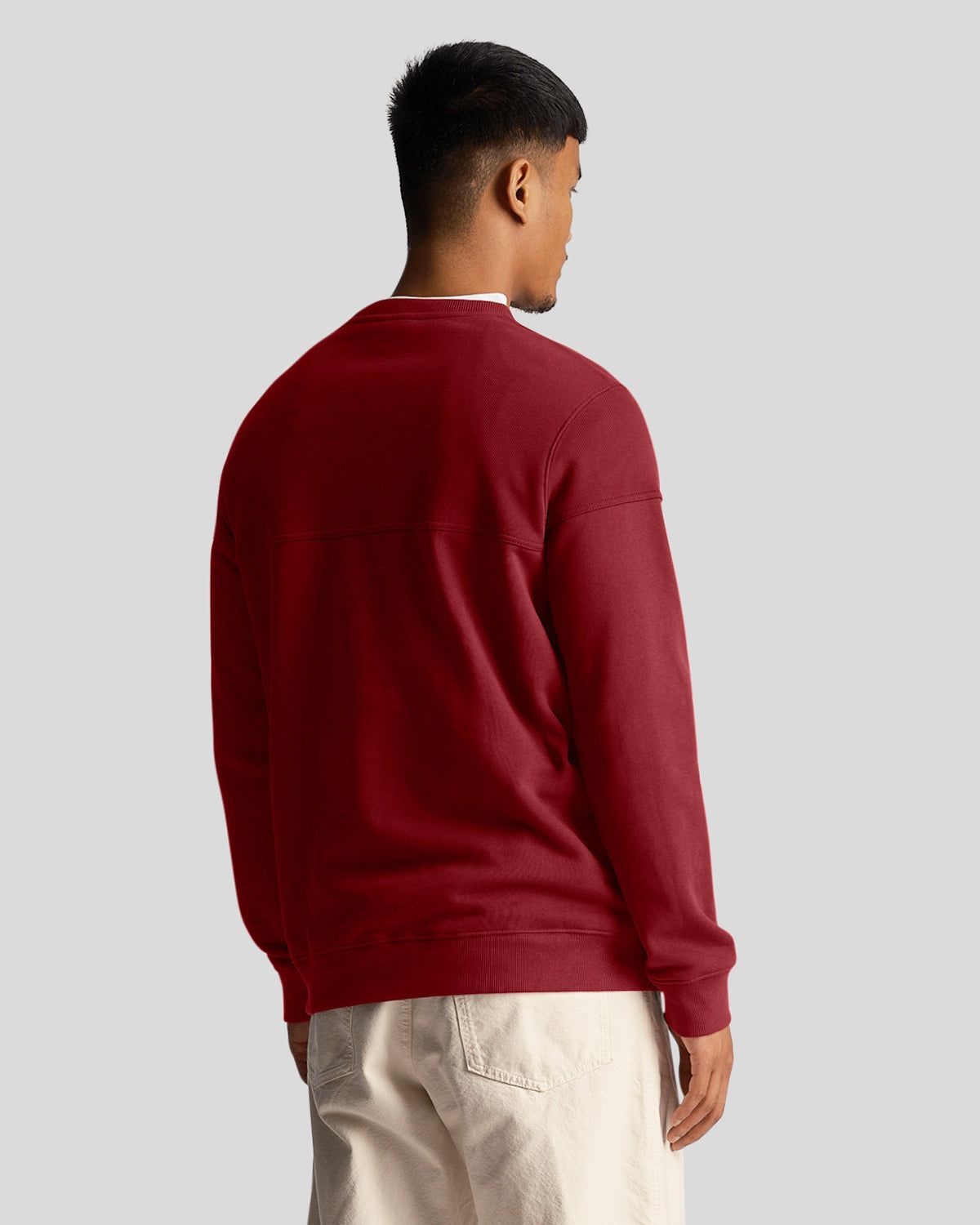 Textured Crew Neck Sweatshirt sold by Lyle & Scott product image thumbnail 3