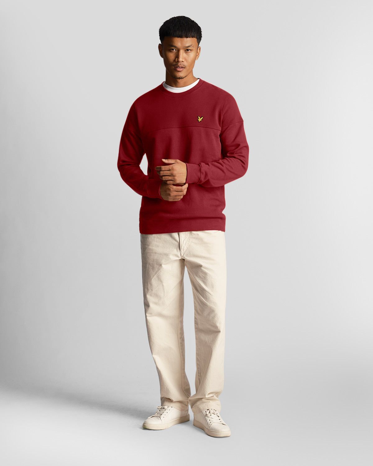 Textured Crew Neck Sweatshirt sold by Lyle & Scott product image thumbnail 2