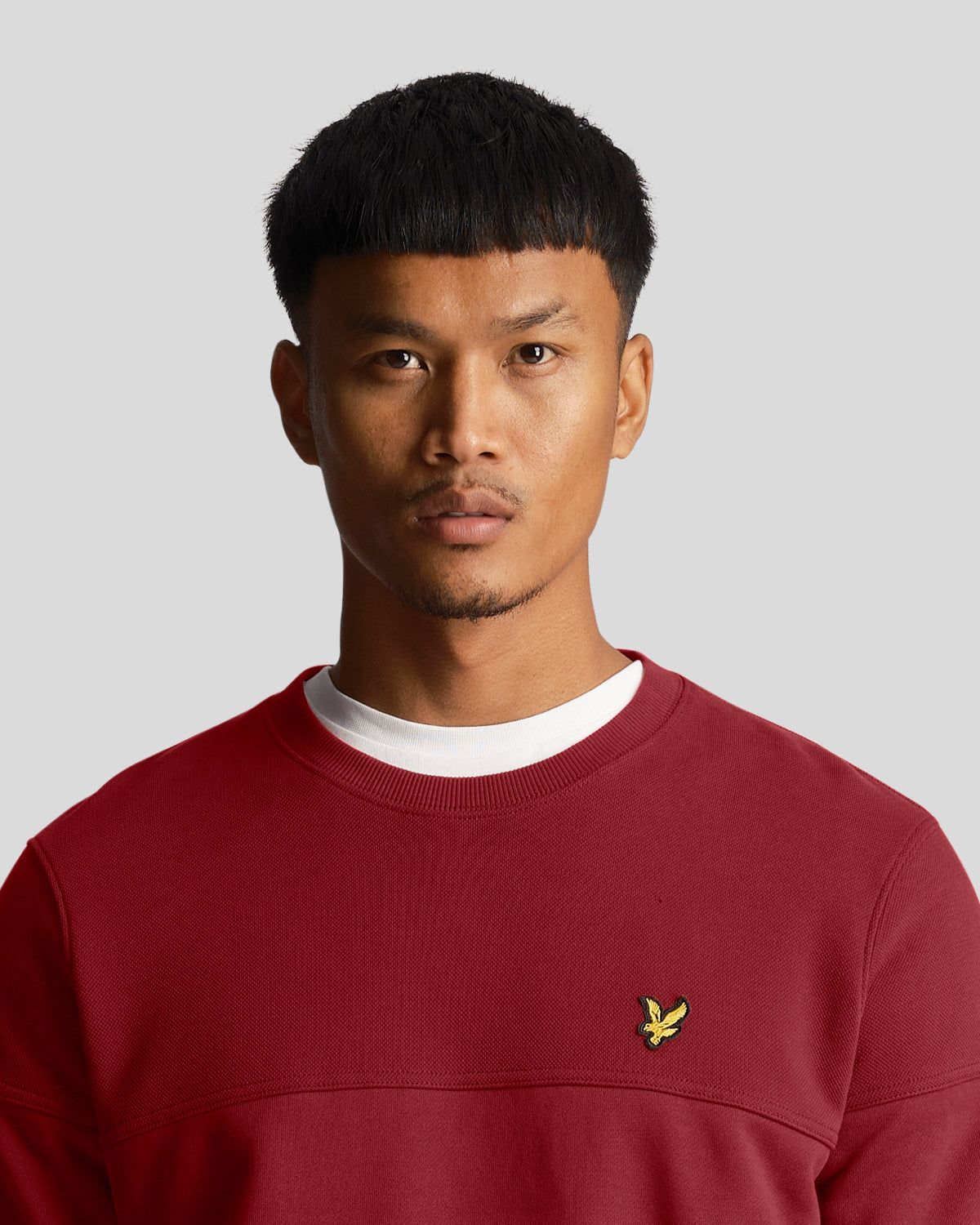 Textured Crew Neck Sweatshirt sold by Lyle & Scott product image thumbnail 4