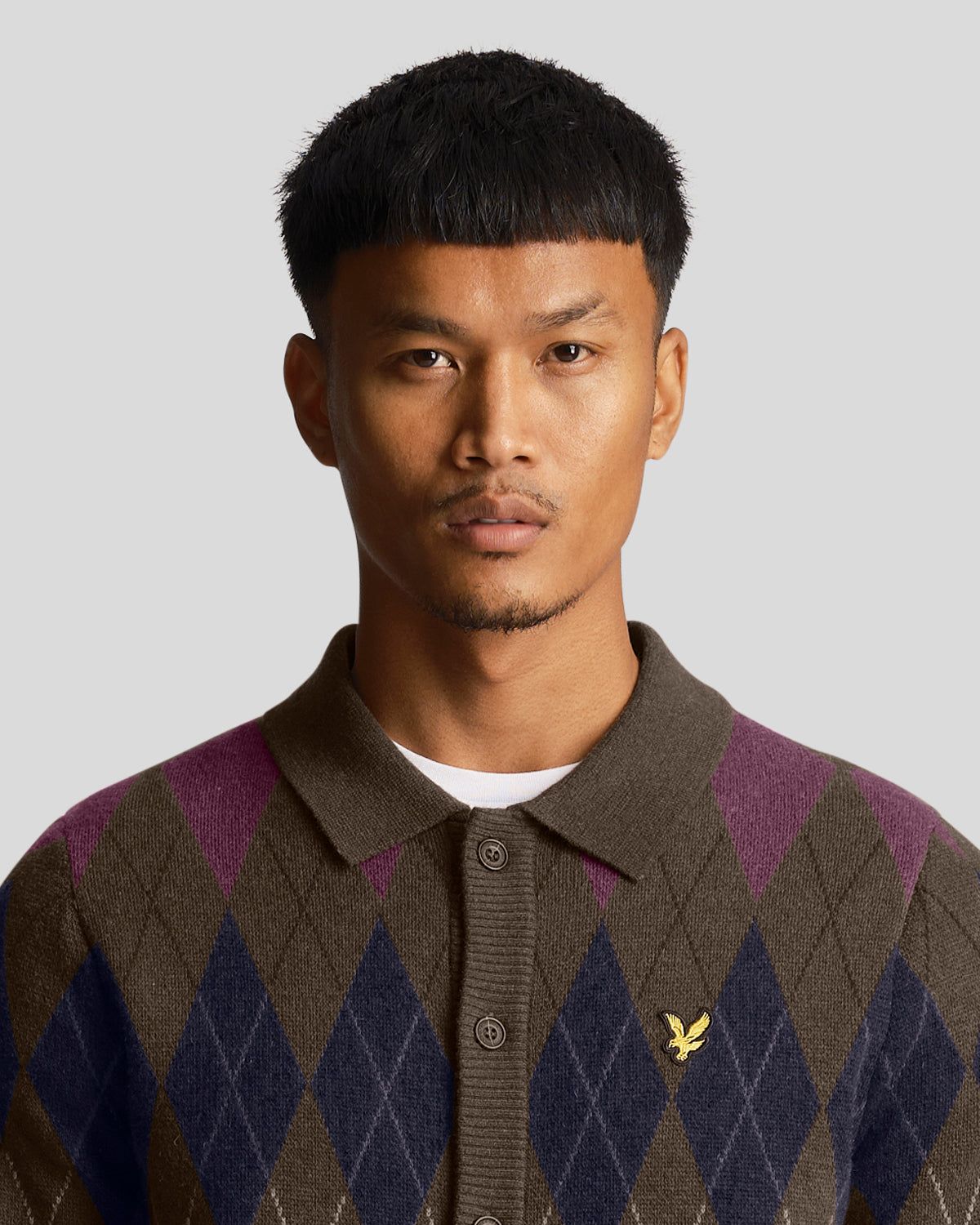 Argyle Polo Shirt sold by Lyle & Scott product image thumbnail 4