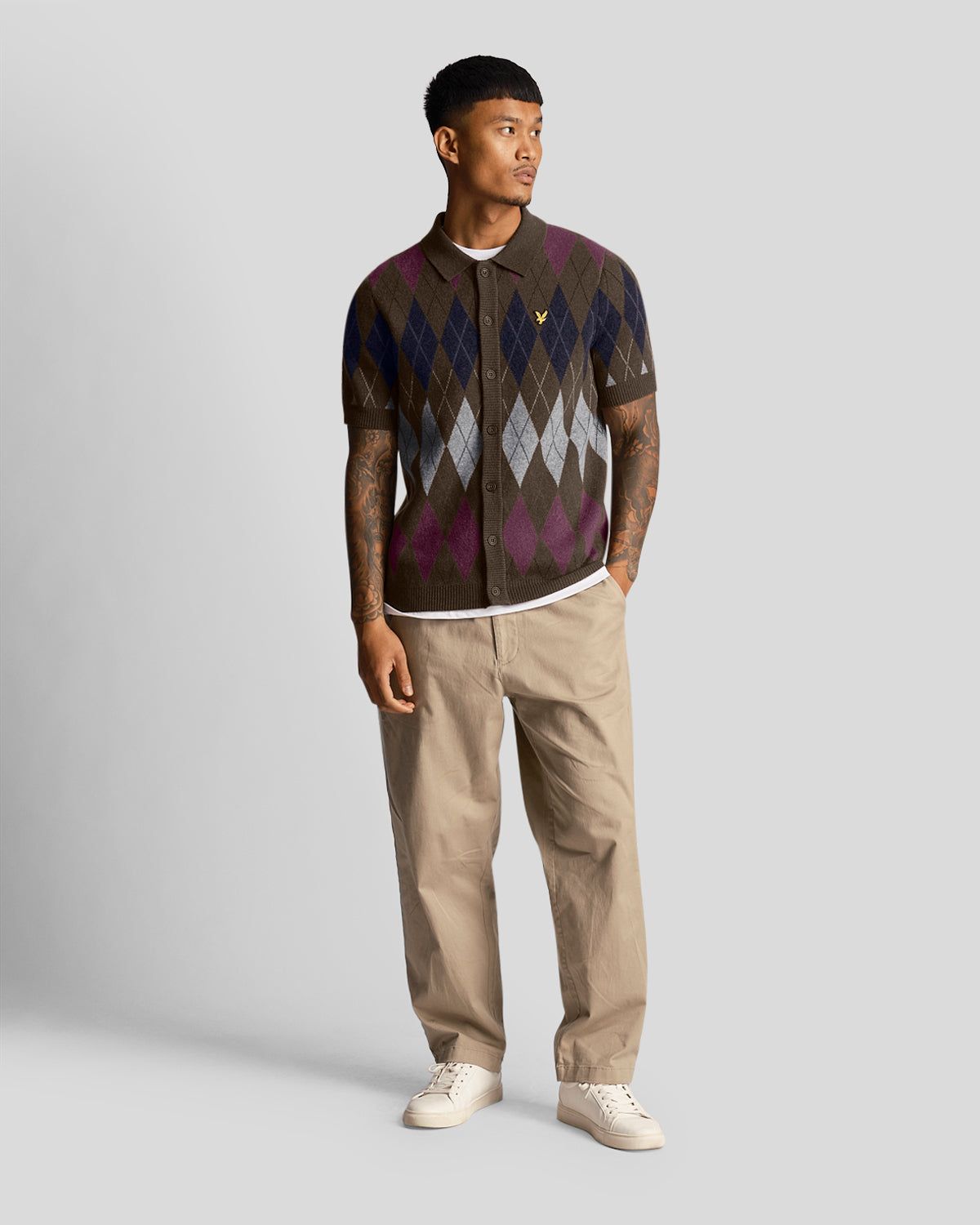 Argyle Polo Shirt sold by Lyle & Scott product image thumbnail 2