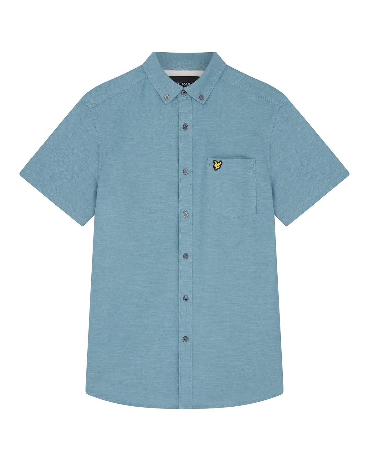 Cotton Slub Short Sleeve Shirt sold by Lyle & Scott product image thumbnail 5