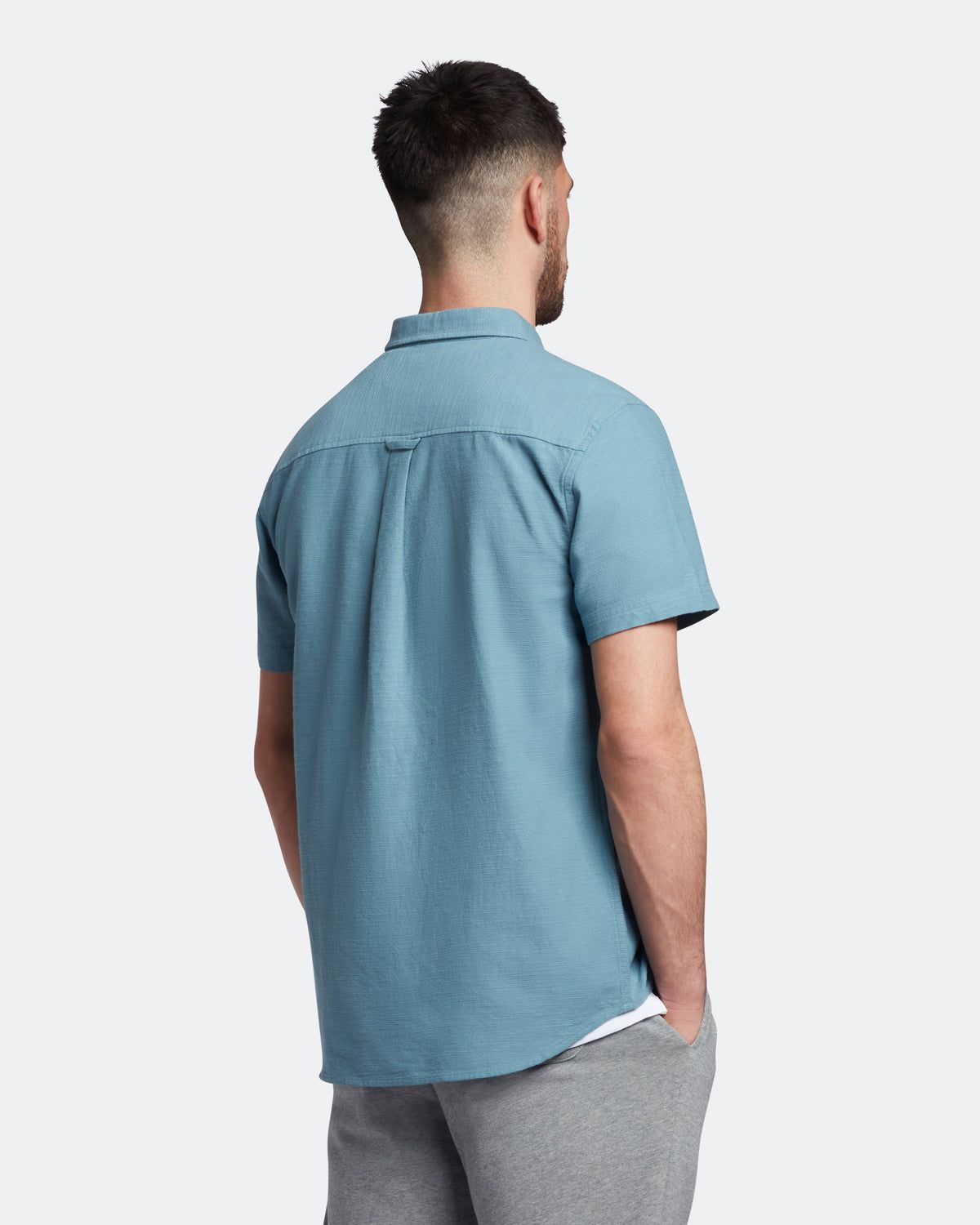 Cotton Slub Short Sleeve Shirt sold by Lyle & Scott product image thumbnail 3