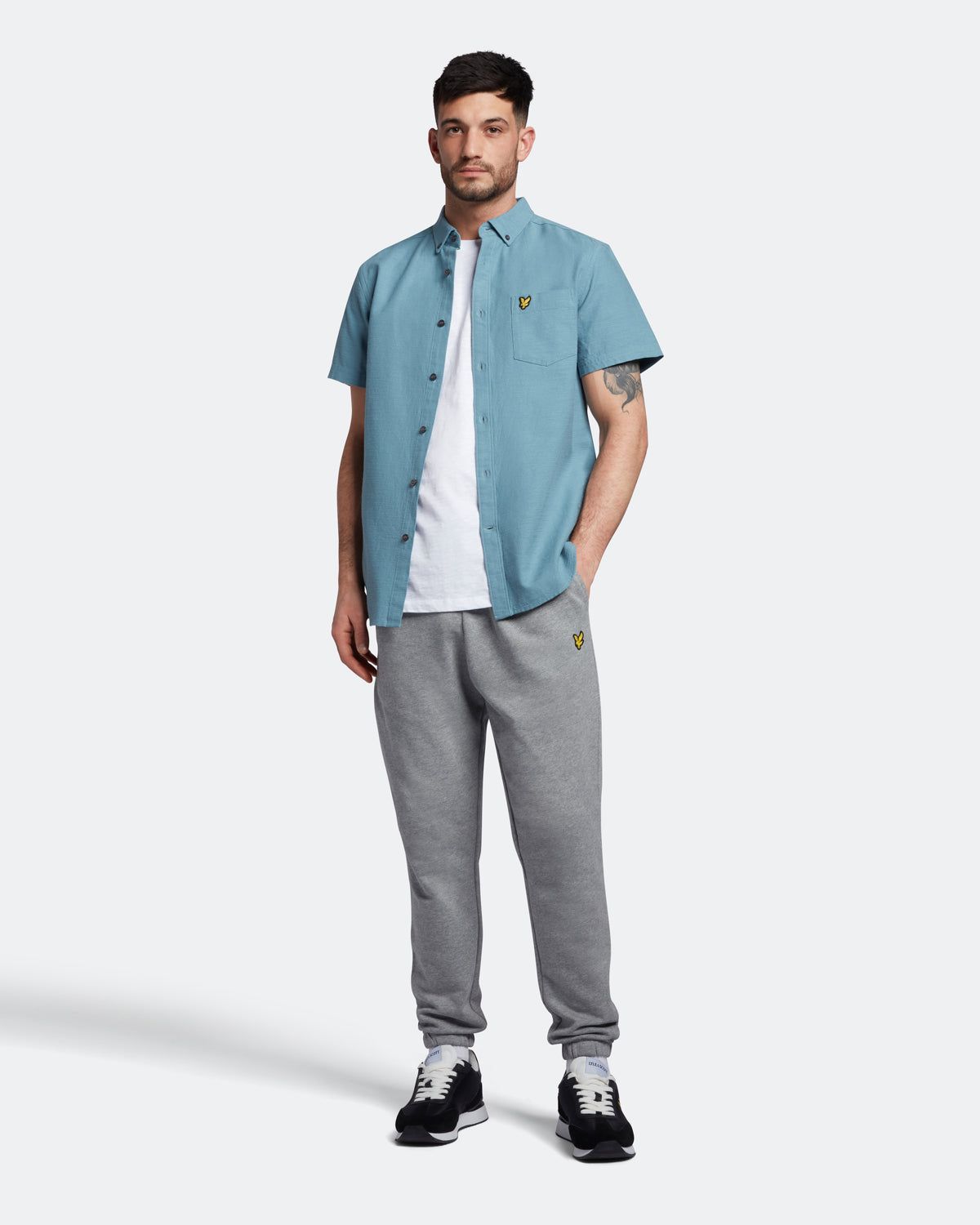 Cotton Slub Short Sleeve Shirt sold by Lyle & Scott product image thumbnail 2