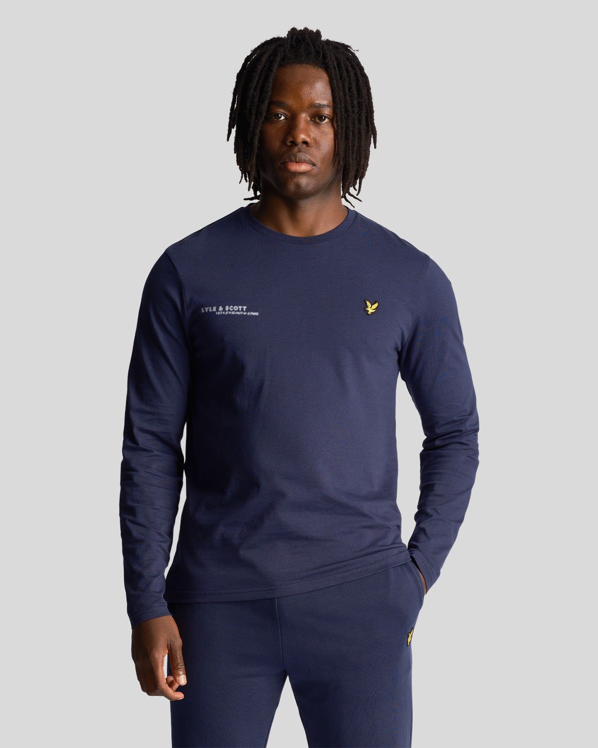 Plain Long Sleeve T-Shirt Co-Ordinates Print sold by Lyle & Scott