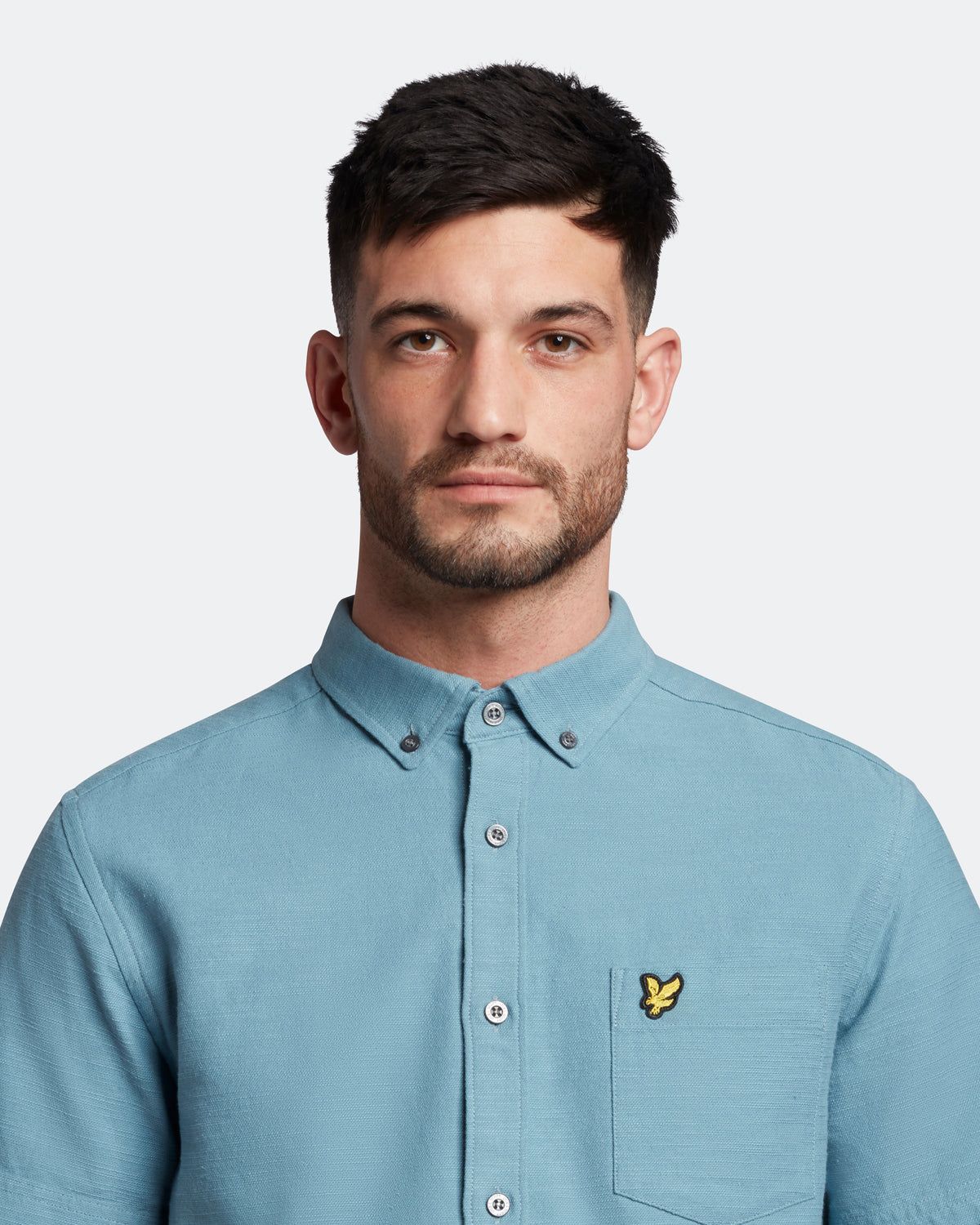 Cotton Slub Short Sleeve Shirt sold by Lyle & Scott product image thumbnail 4