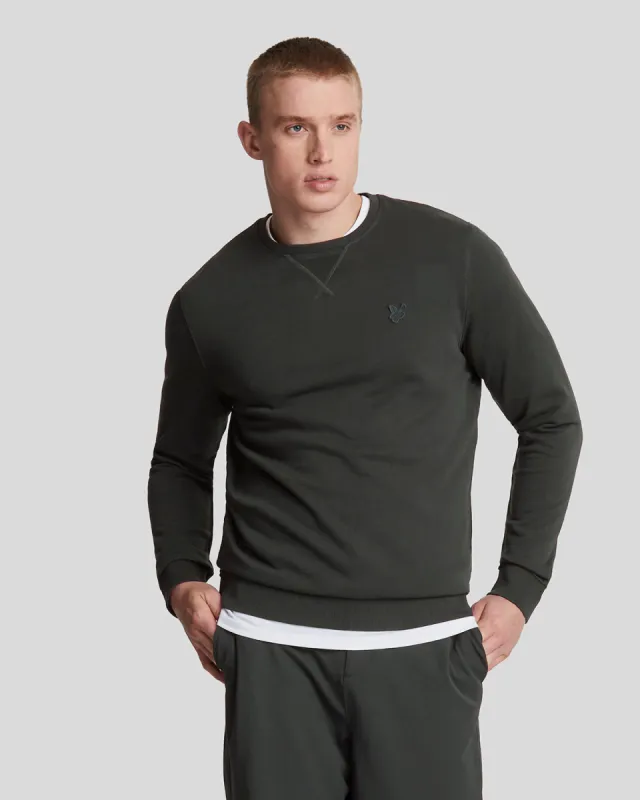 Tonal Eagle Crew Neck Sweatshirt sold by Lyle & Scott