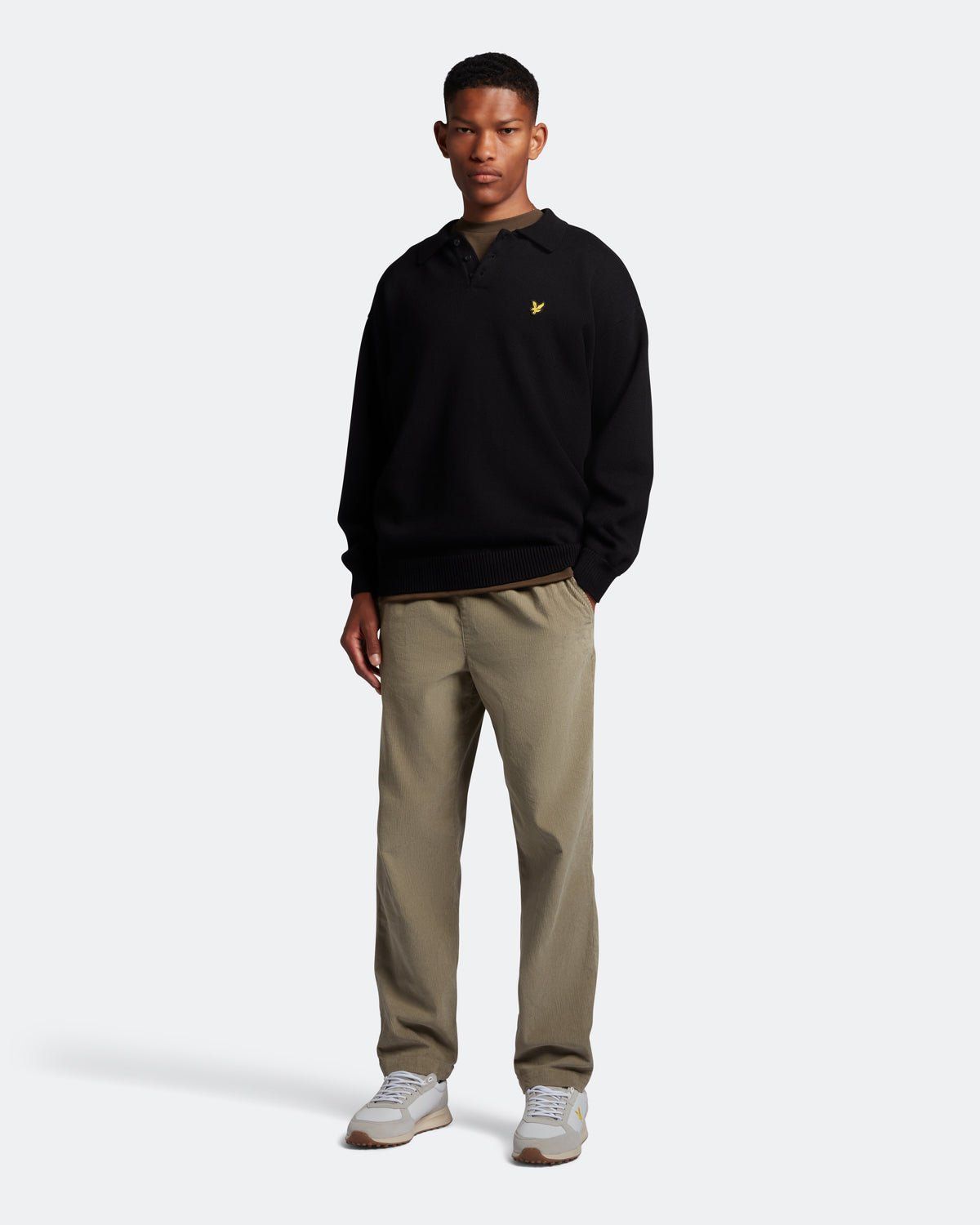 Needle Cord Draw String Trousers sold by Lyle & Scott