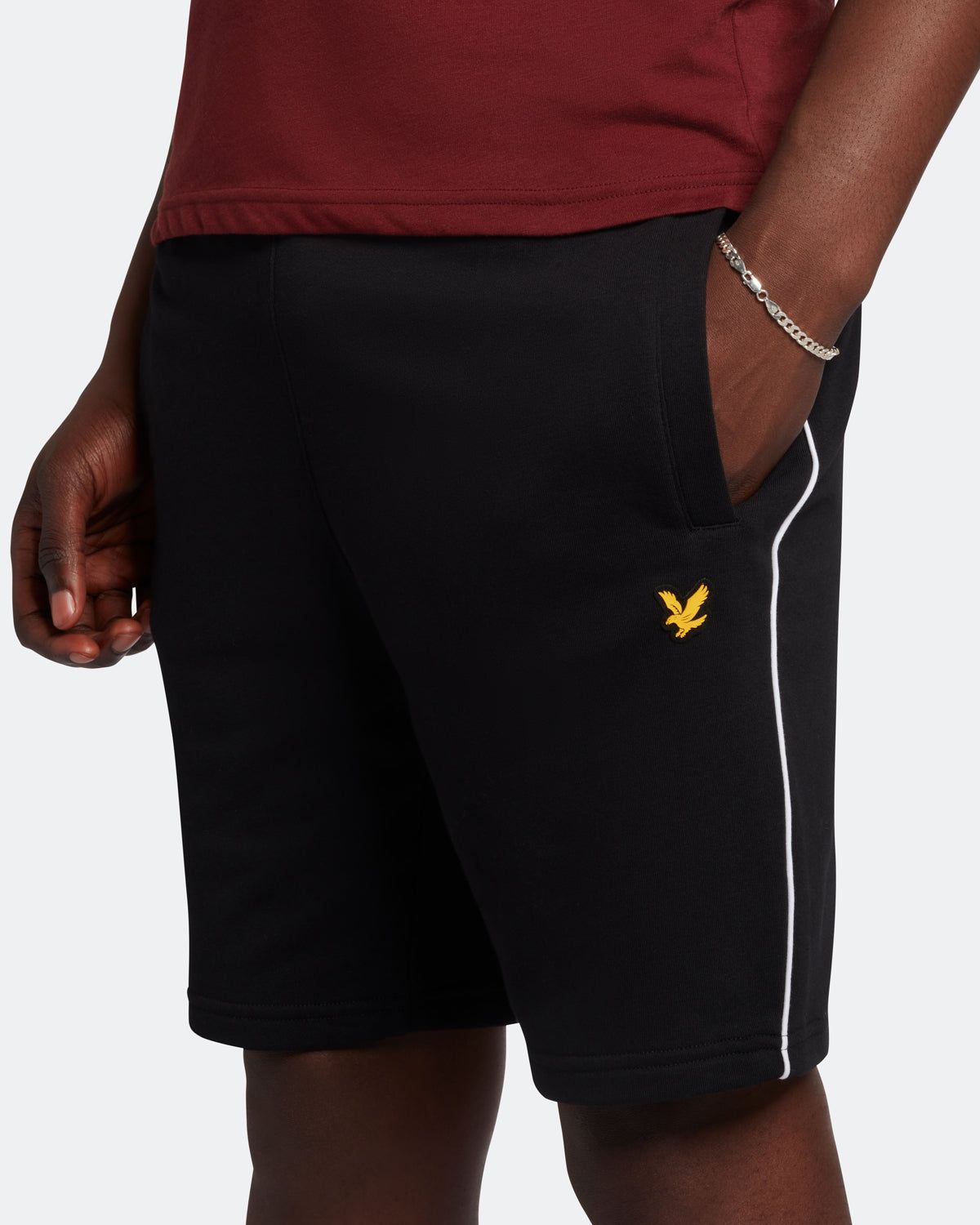 Sports Sweat Short With Contrast Piping sold by Lyle & Scott product image thumbnail 4