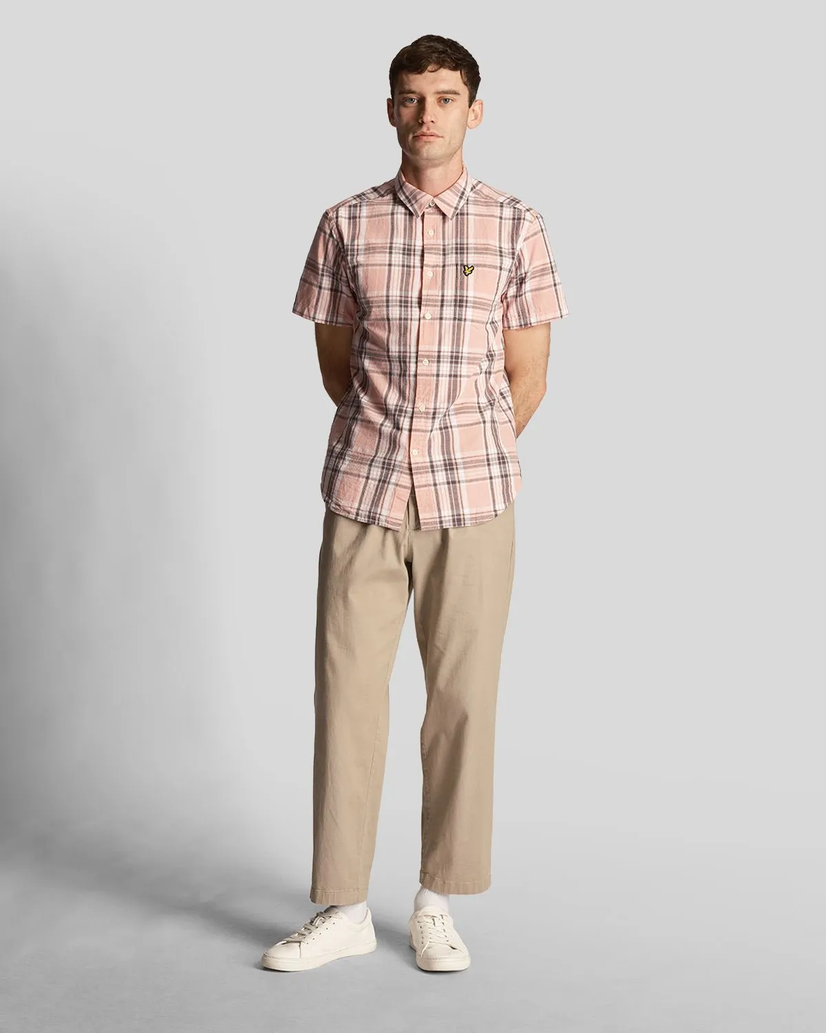 Linen Check Short Sleeve Shirt sold by Lyle & Scott product image thumbnail 2