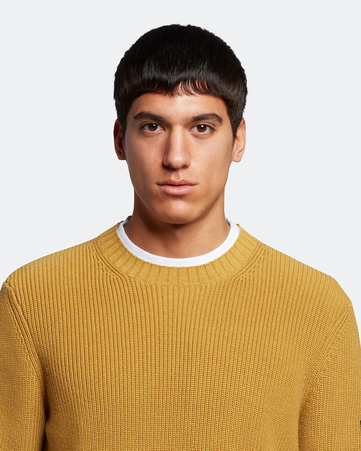 Ribbed Crew Neck Jumper sold by Lyle & Scott product image thumbnail 4