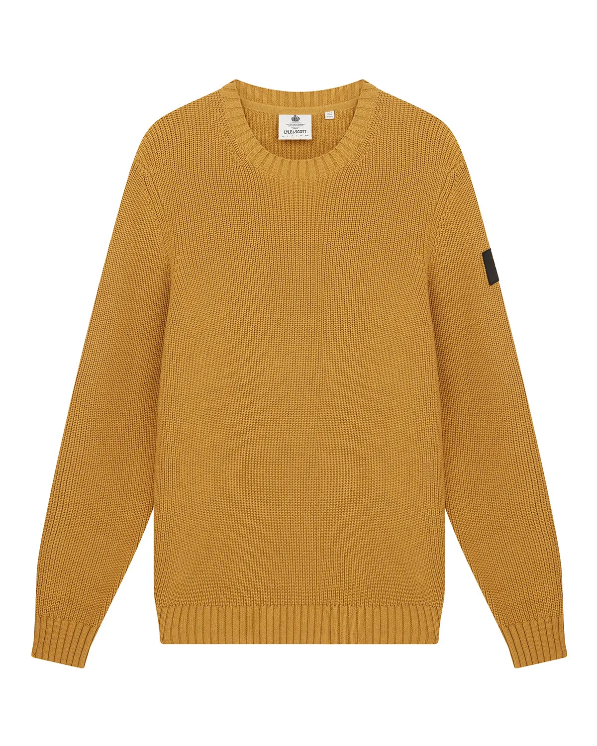 Ribbed Crew Neck Jumper sold by Lyle & Scott product image thumbnail 5