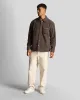 Embroidered Fleece Overshirt sold by Lyle & Scott