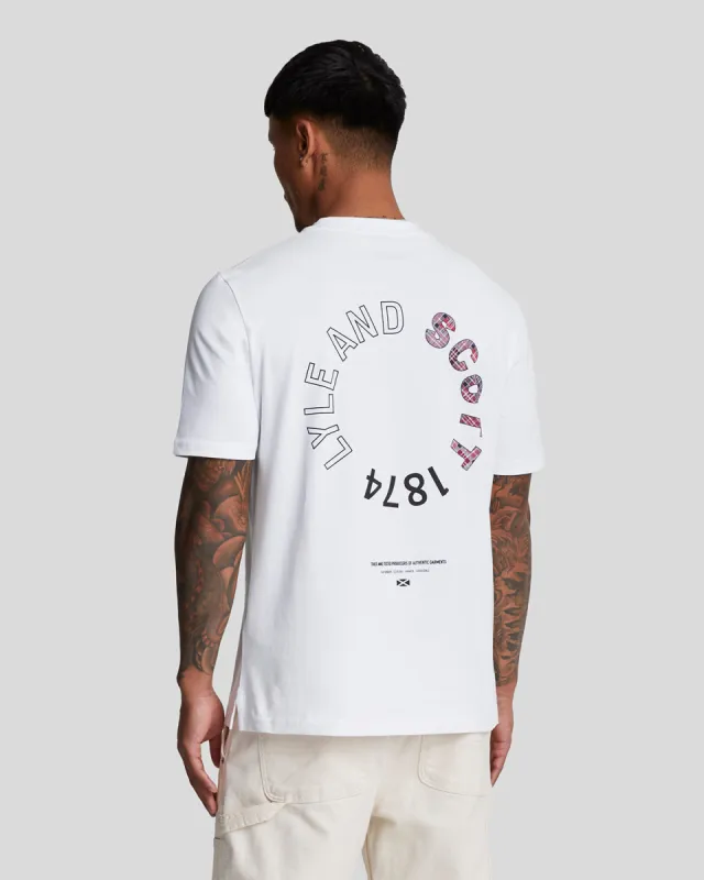Tartan Heritage Graphic T-Shirt made by Lyle & Scott