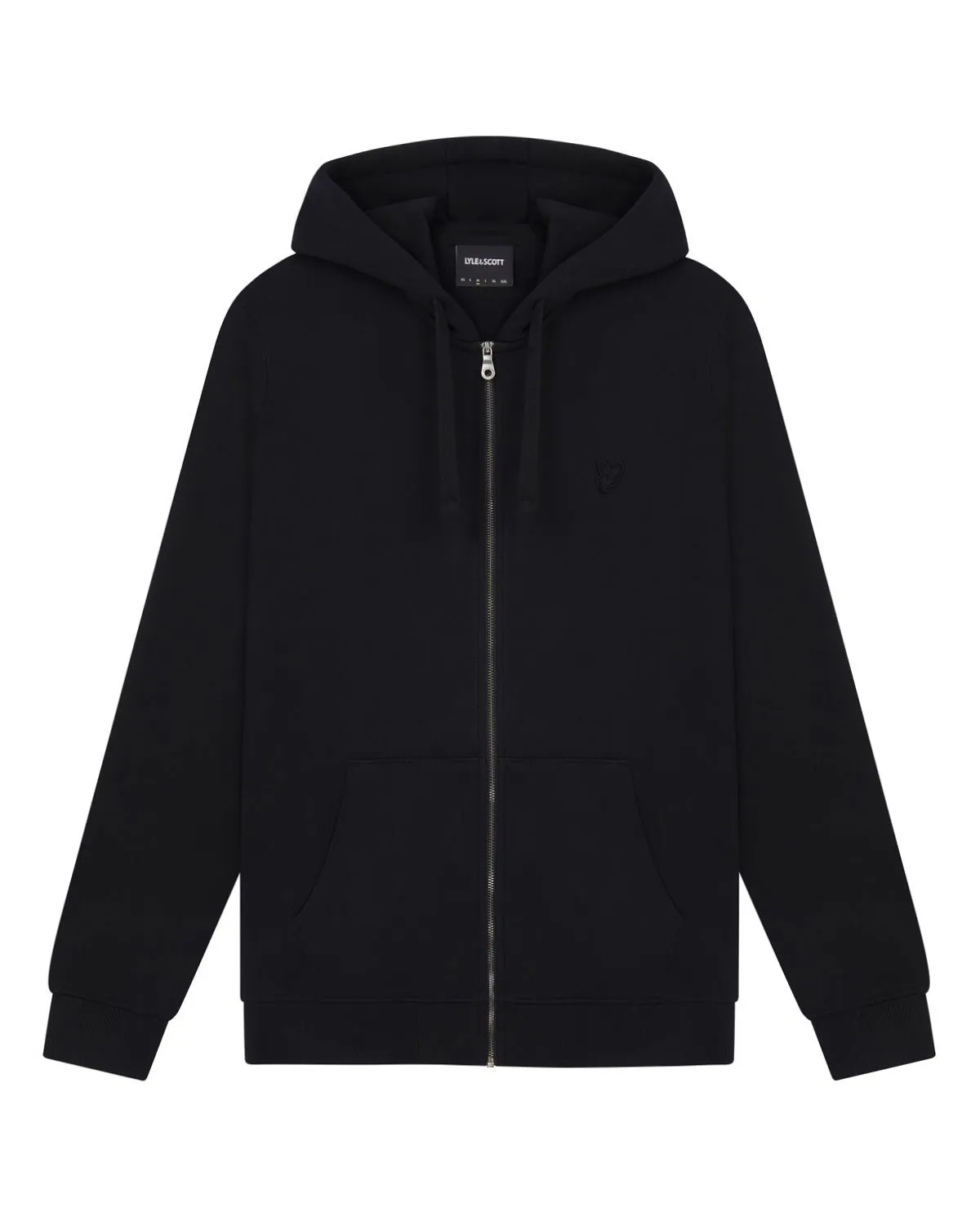 Tonal Eagle Zip Through Hoodie sold by Lyle & Scott product image thumbnail 5