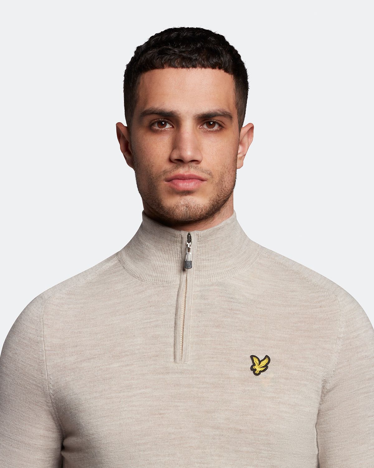 Golf Merino 1/4 Zip Jumper sold by Lyle & Scott product image thumbnail 4