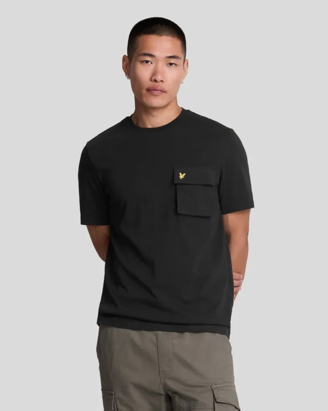 Woven Pocket T-Shirt made by Lyle & Scott