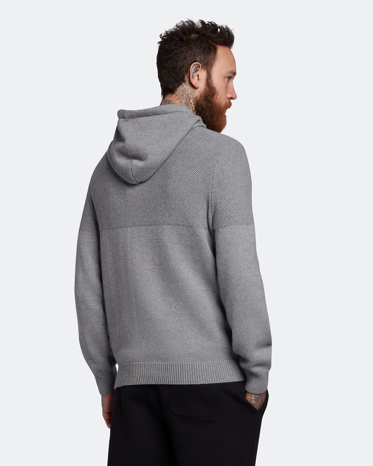 Golf Seed Stitch Knitted Hoodie sold by Lyle & Scott product image thumbnail 3