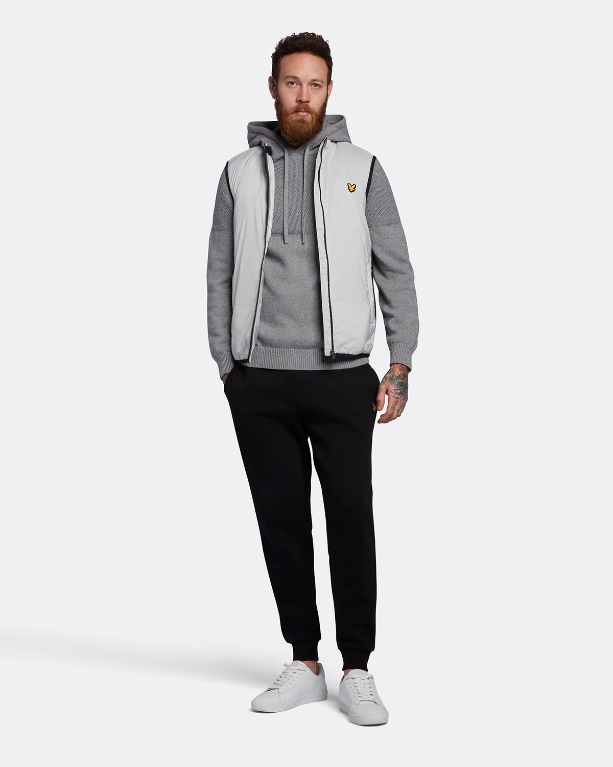 Golf Seed Stitch Knitted Hoodie sold by Lyle & Scott product image thumbnail 2