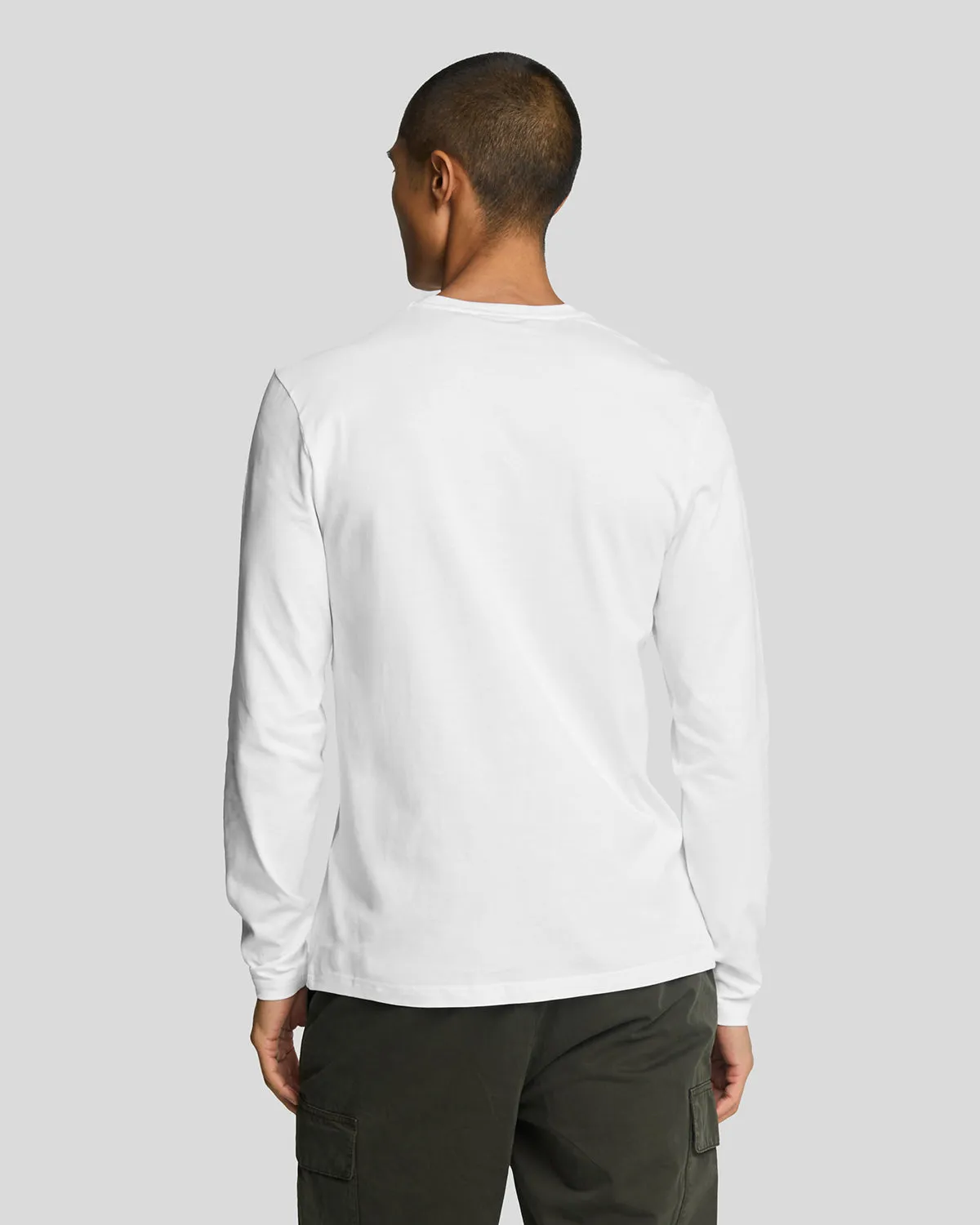 Long Sleeve Cotton T-Shirt sold by Lyle & Scott product image thumbnail 3