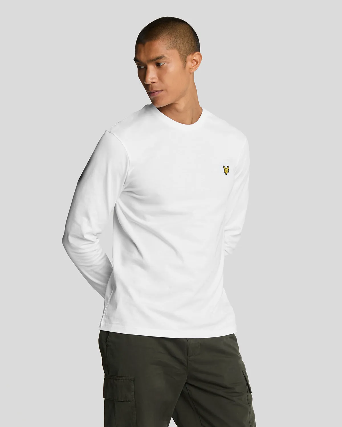 Long Sleeve Cotton T-Shirt sold by Lyle & Scott
