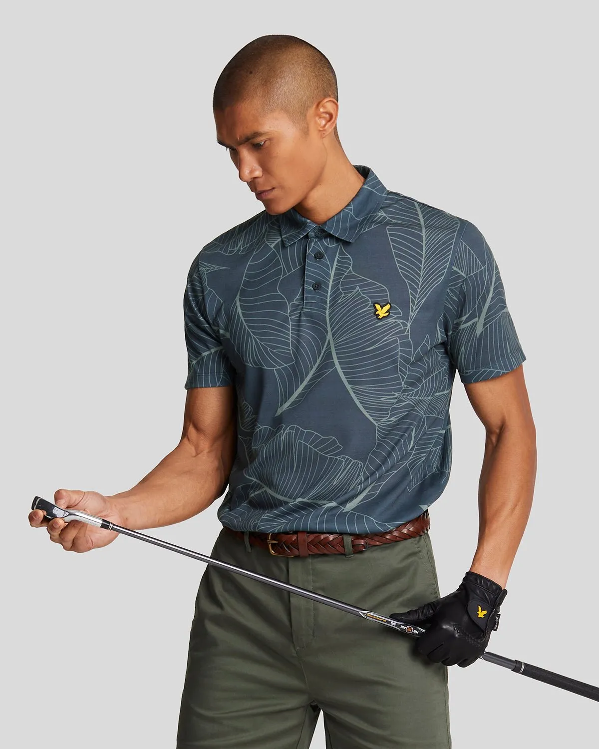 Golf Floral Polo Shirt sold by Lyle & Scott