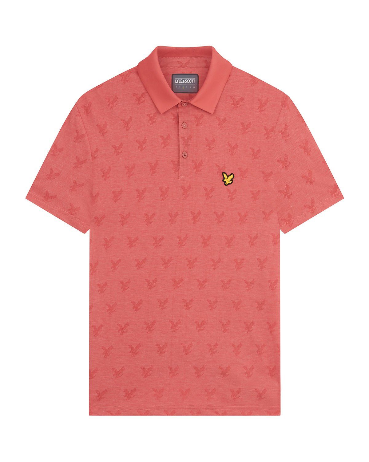 Golf Jacquard Polo Shirt sold by Lyle & Scott product image thumbnail 5