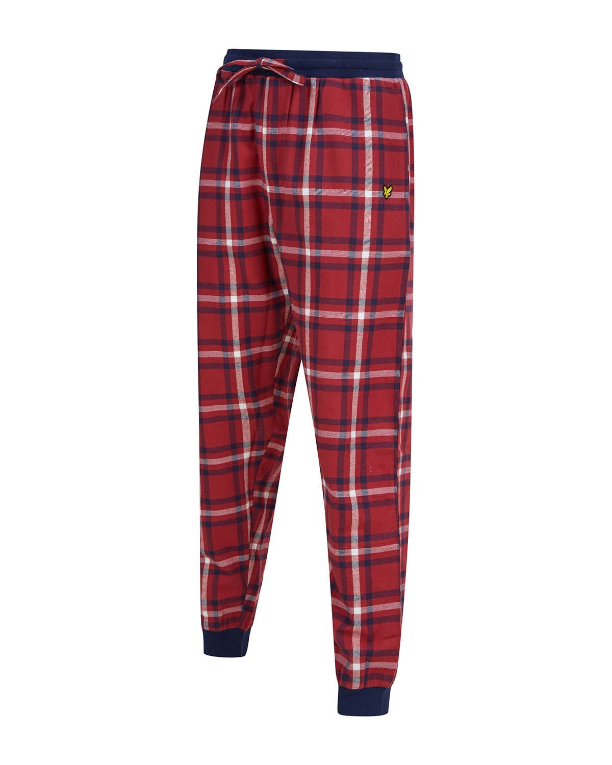 Text Logo Tee With Check Flannel Pant Set sold by Lyle & Scott product image thumbnail 5