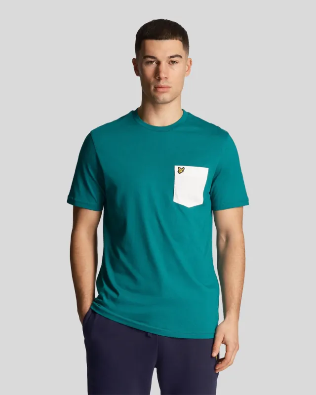 Contrast Pocket T-Shirt sold by Lyle & Scott