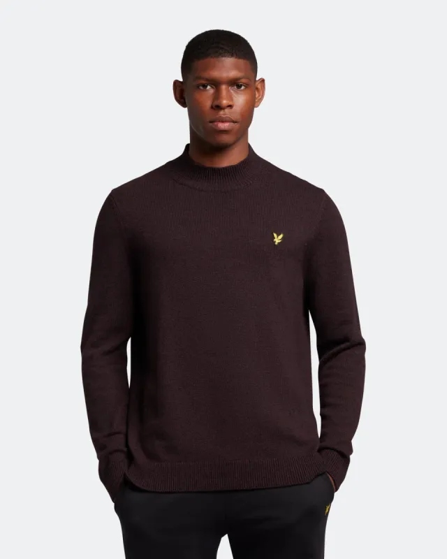 Mouline Roll Neck Jumper sold by Lyle & Scott