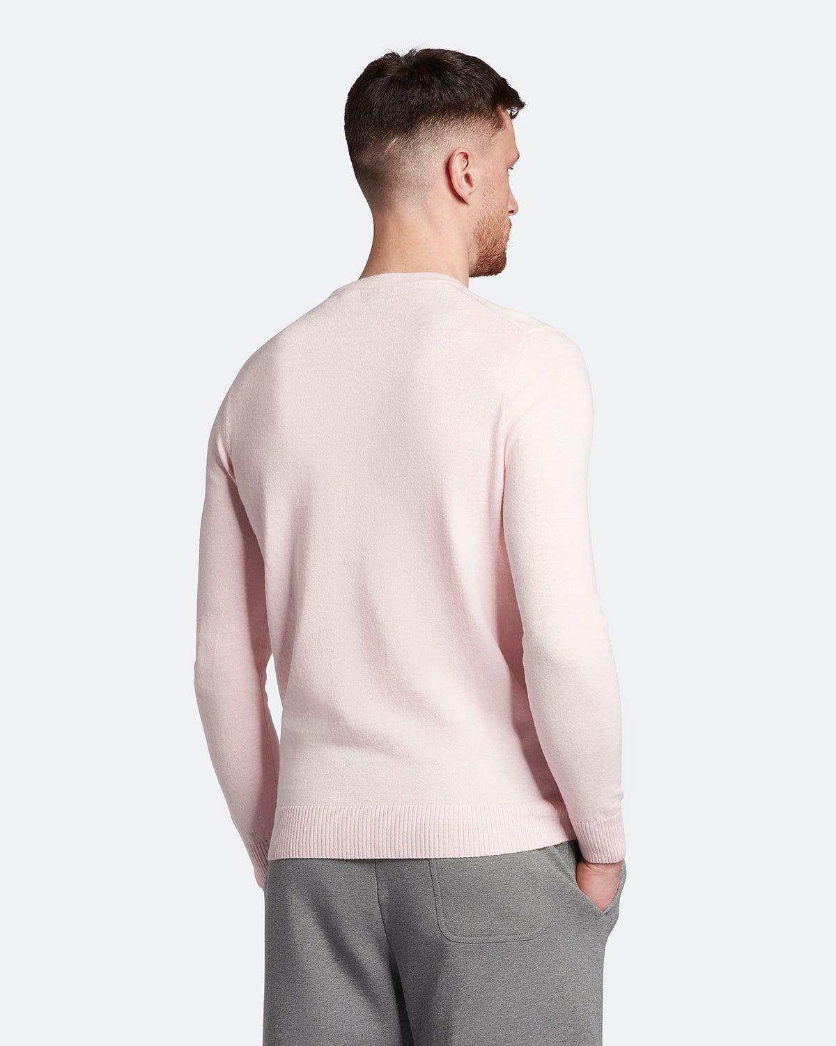 Cotton Merino Crew Neck Jumper sold by Lyle & Scott product image thumbnail 3
