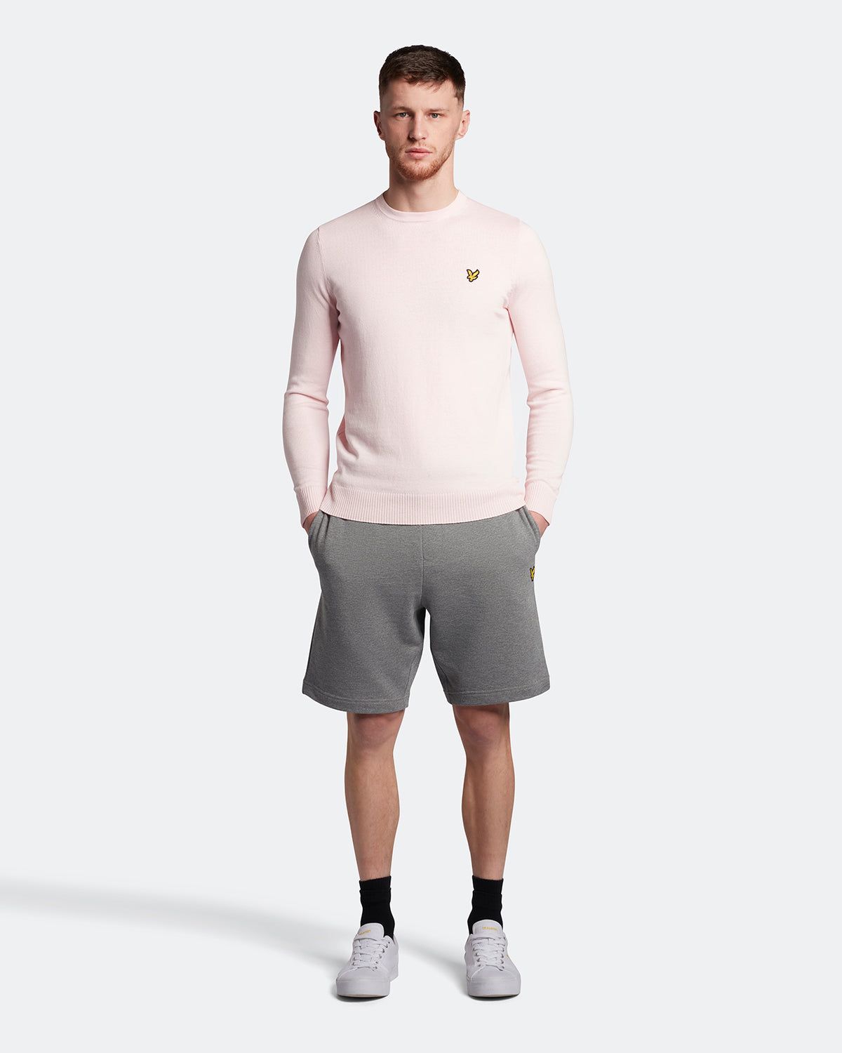 Cotton Merino Crew Neck Jumper sold by Lyle & Scott product image thumbnail 2