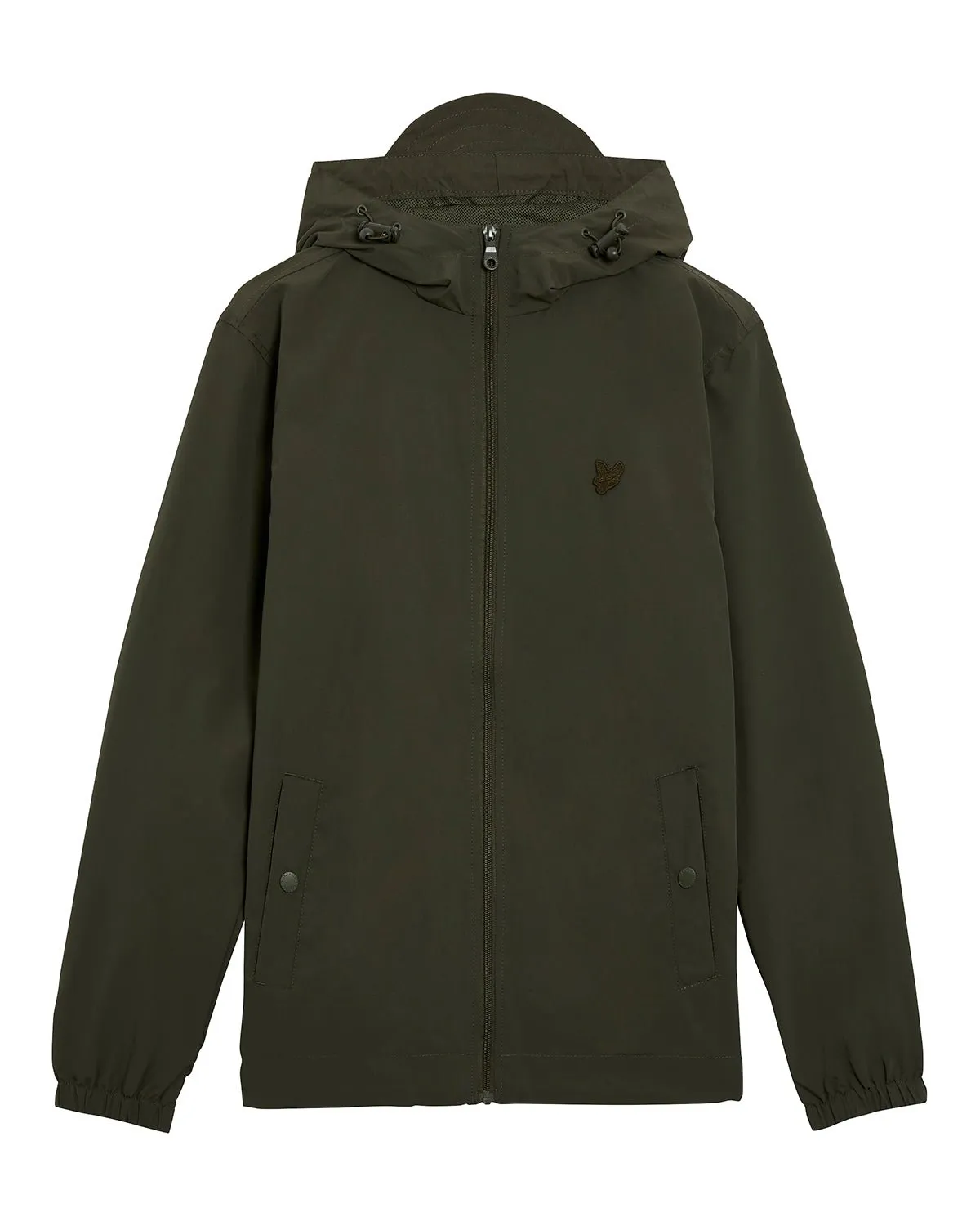 Tonal Eagle Zip Through Hooded Jacket sold by Lyle & Scott product image thumbnail 5