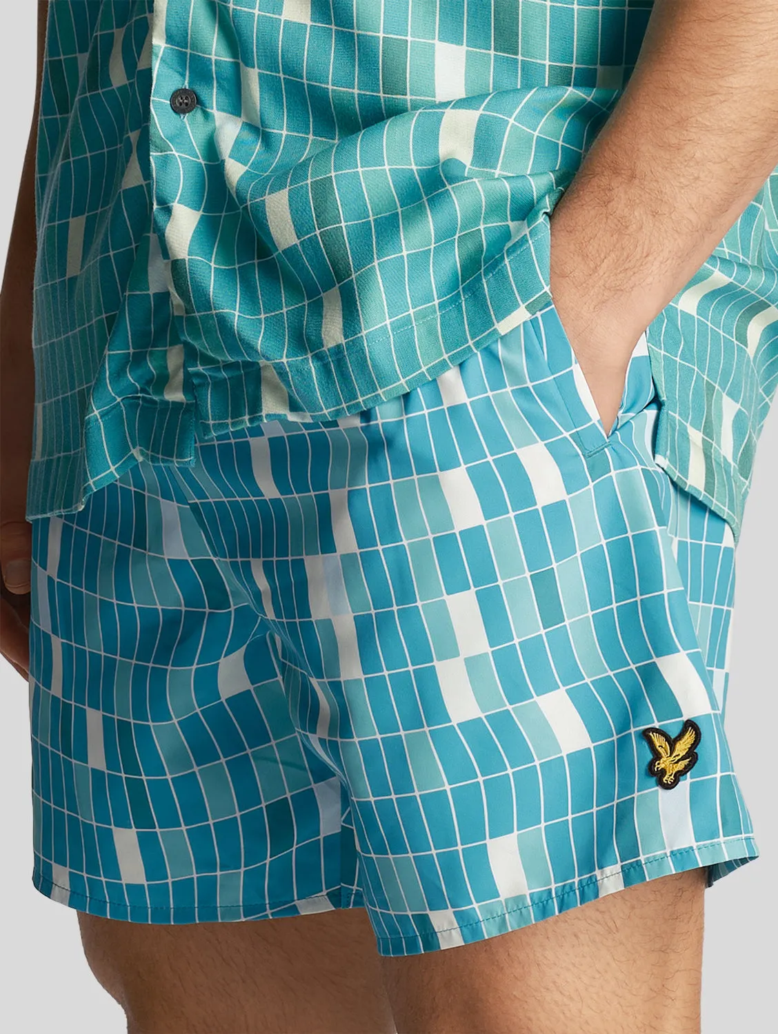 Pool Print Swim Shorts sold by Lyle & Scott product image thumbnail 4