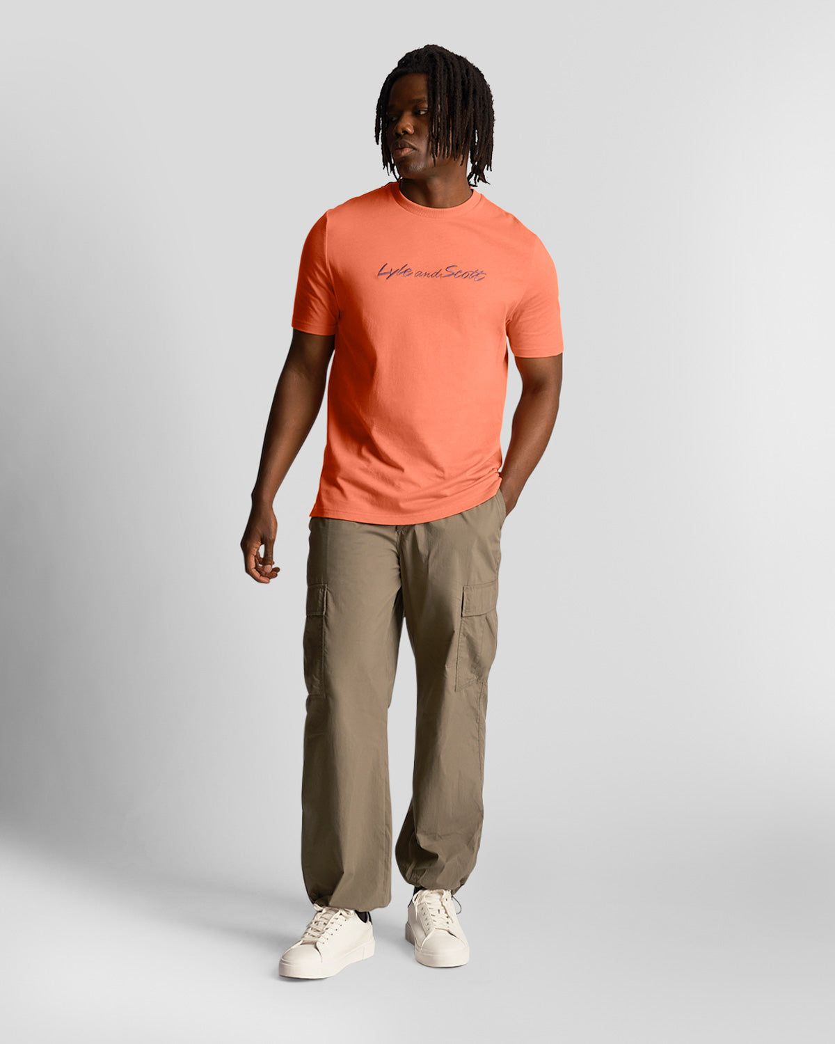 Script Embroidery T-Shirt sold by Lyle & Scott product image thumbnail 2