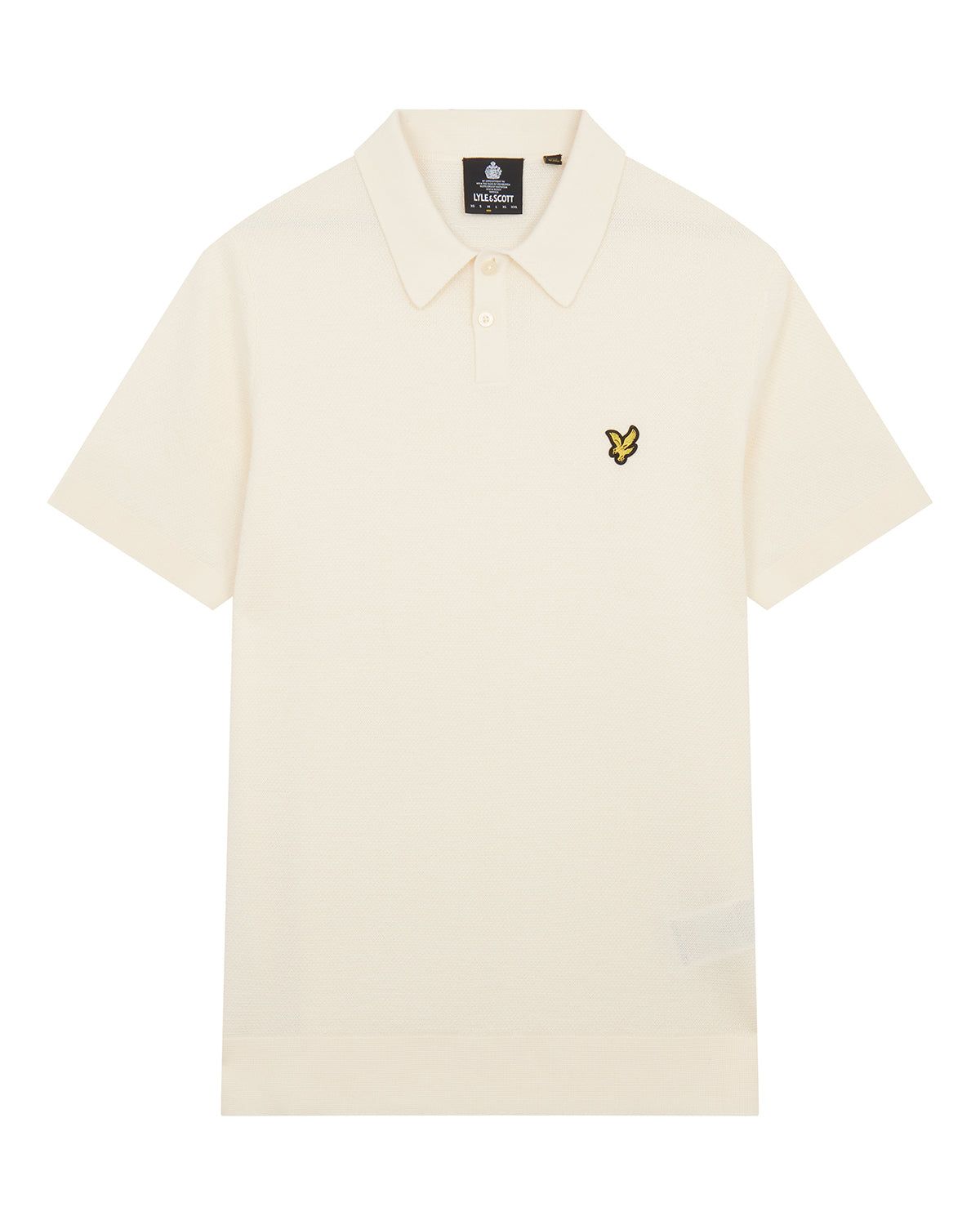 Textured Knitted Polo Shirt sold by Lyle & Scott product image thumbnail 5