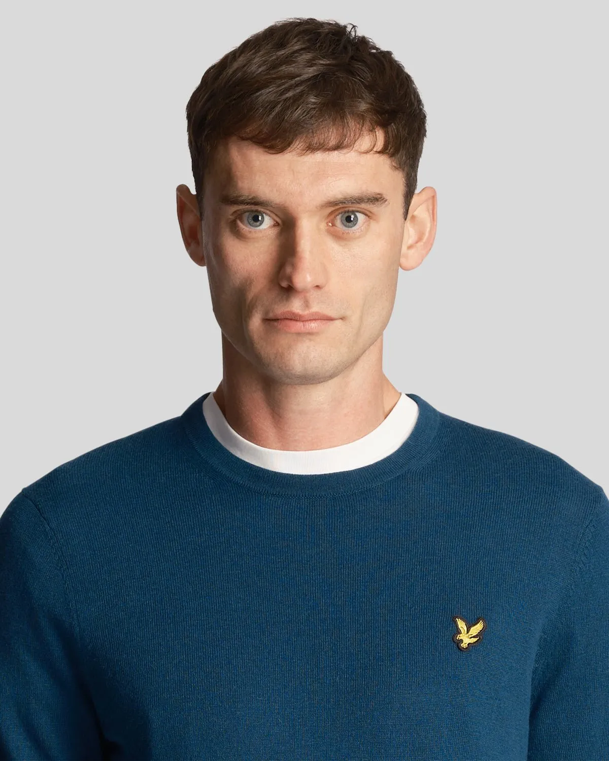Cotton Merino Crew Neck Jumper sold by Lyle & Scott product image thumbnail 4