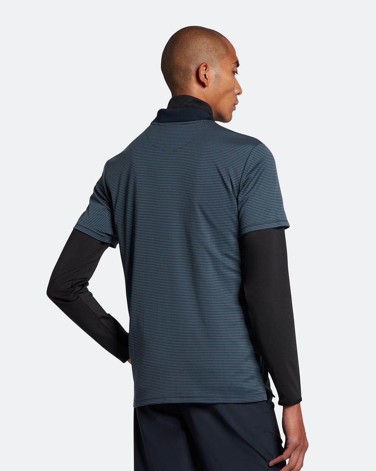 Golf Microstripe Polo Shirt sold by Lyle & Scott product image thumbnail 3