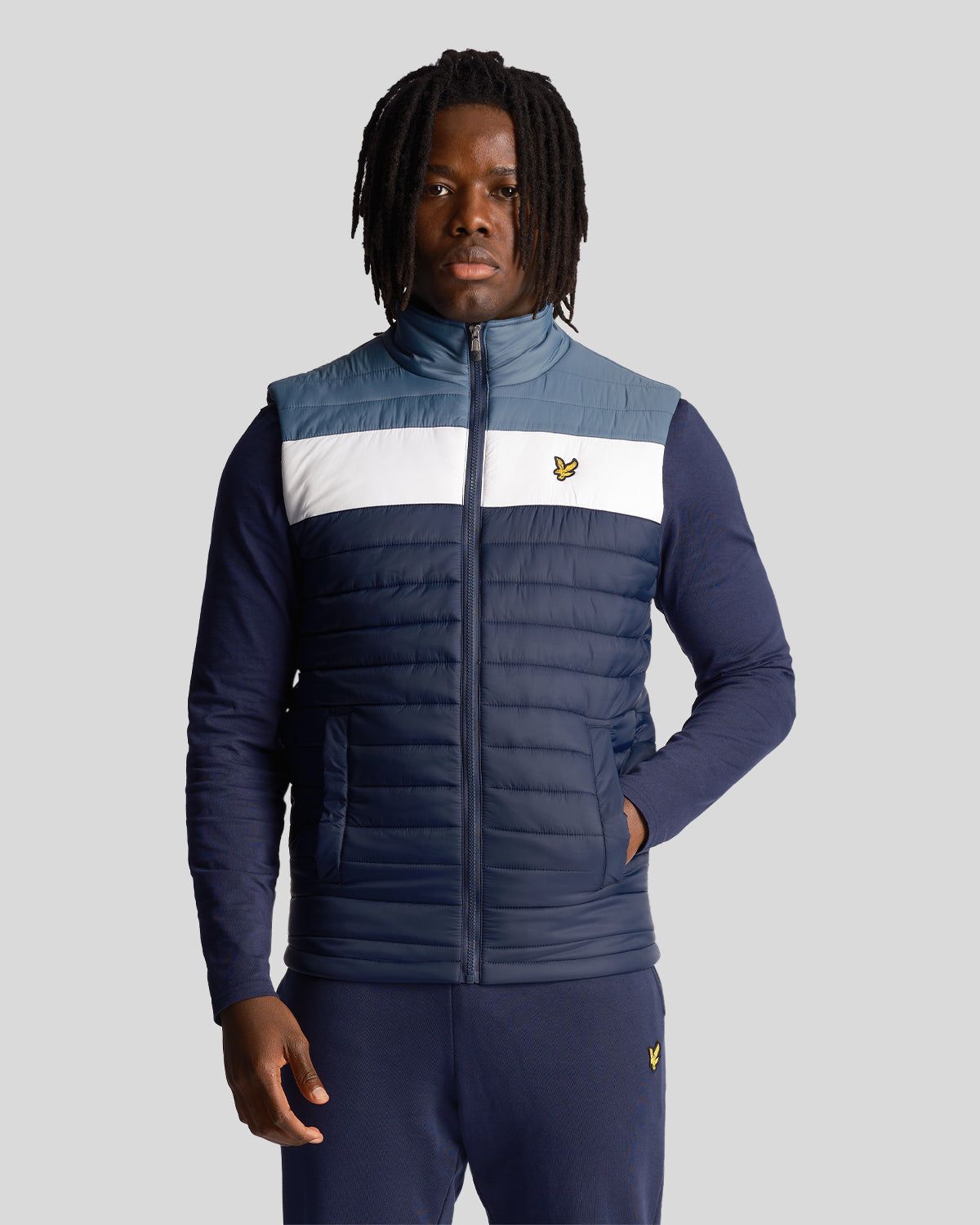Sports Colour Block Gilet sold by Lyle & Scott