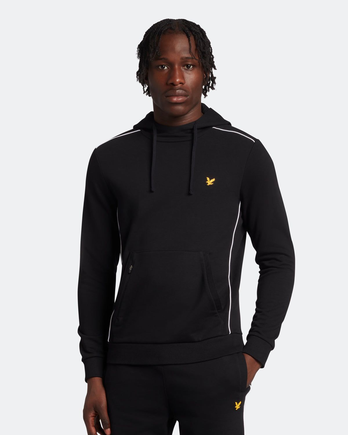Sports Hoodie with Contrast Piping sold by Lyle & Scott