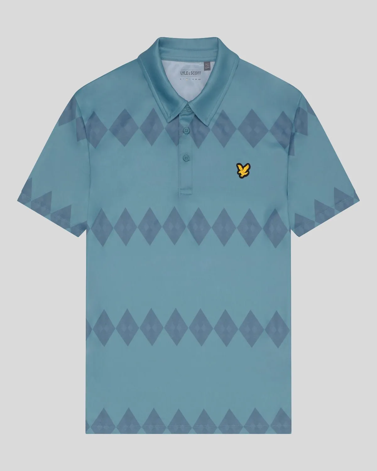 Golf Argyle Polo Shirt sold by Lyle & Scott product image thumbnail 5