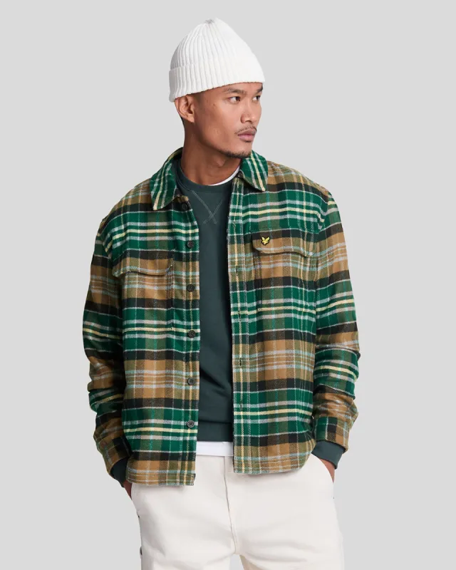 Check Flannel Overshirt sold by Lyle & Scott