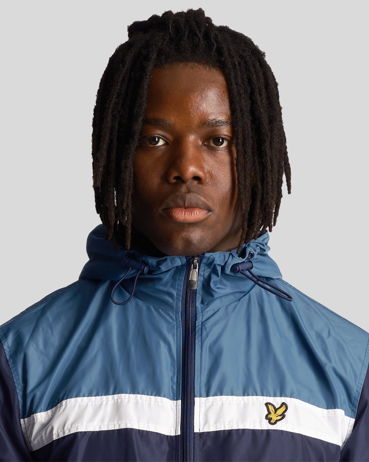 Sports Colour Block Zip Through Hooded Jacket sold by Lyle & Scott product image thumbnail 4