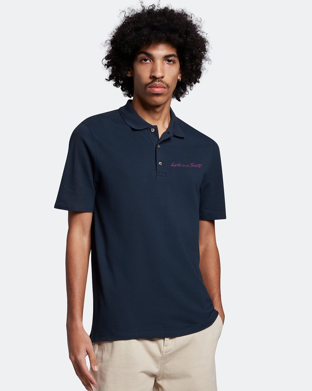 Script Polo Shirt sold by Lyle & Scott