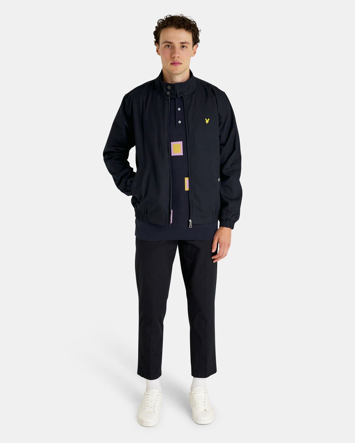 Golf Square Knit Polo Shirt sold by Lyle & Scott product image thumbnail 2