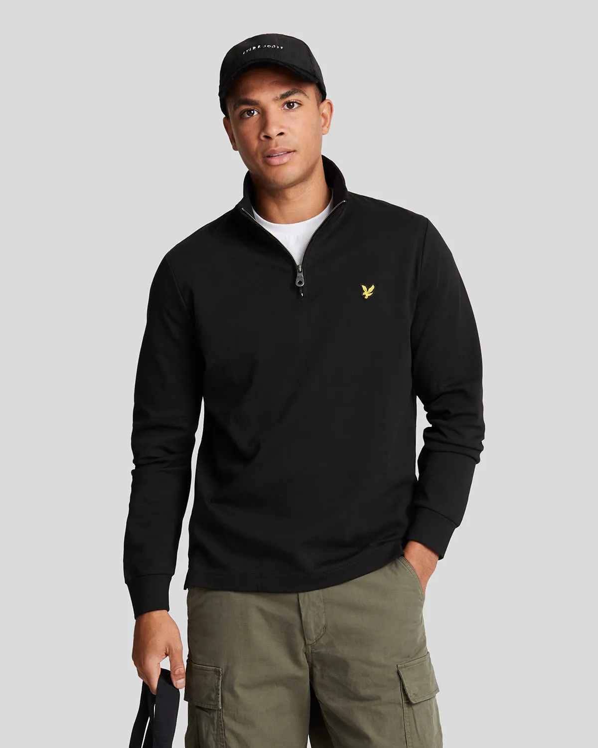 Interlock 1/4 Zip Jumper sold by Lyle & Scott