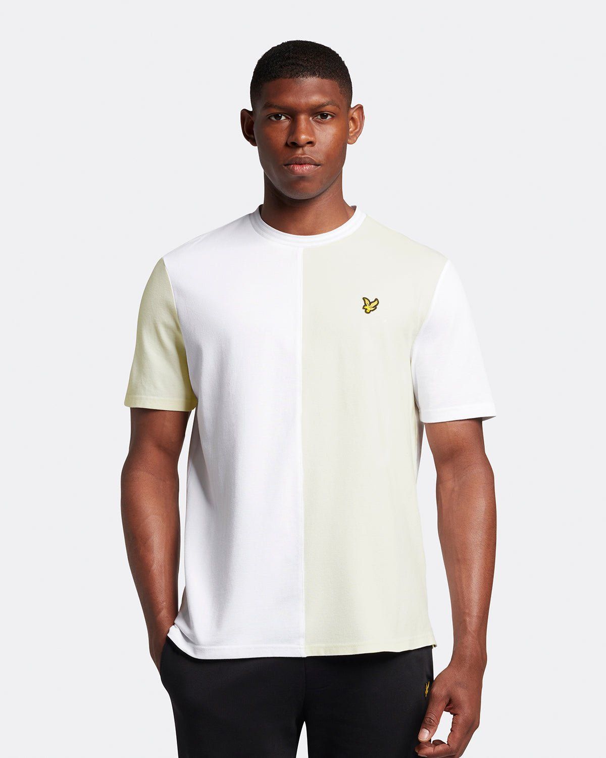 Wide Tonal Stripe T-Shirt sold by Lyle & Scott