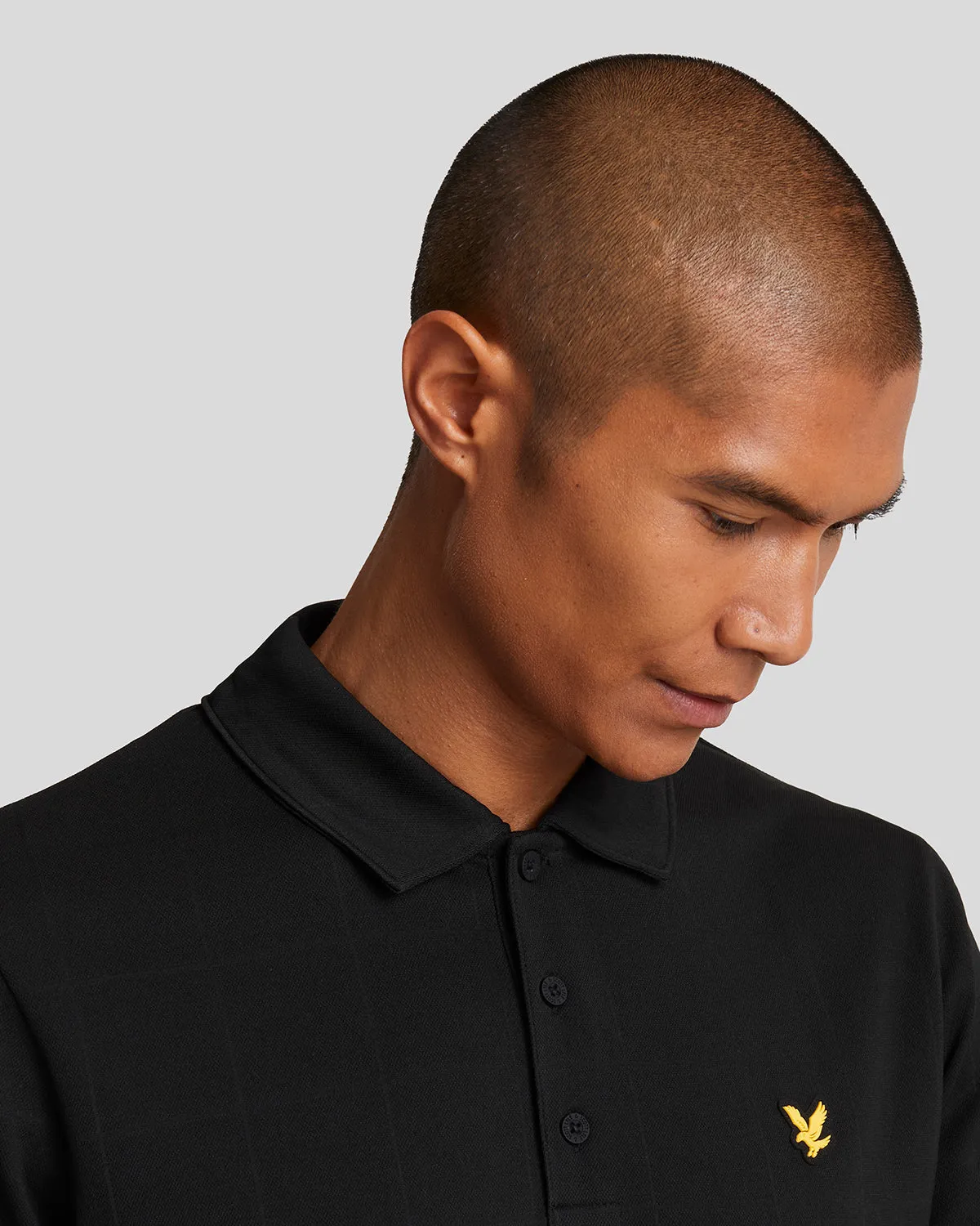 Golf Grid Technical Polo Shirt sold by Lyle & Scott product image thumbnail 4