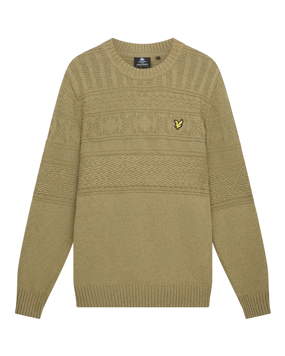 Guernsey Crew Neck Jumper sold by Lyle & Scott product image thumbnail 5